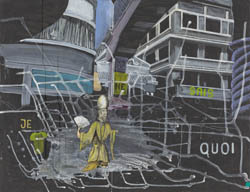 Curro Gonz&aacute;lez - 2011 - Quiapo Rococo - T&eacute;cnica mixta sobre tela 100 x 130 cm.